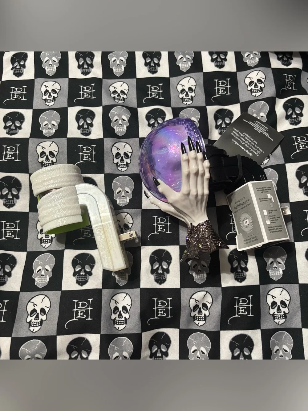 Bath & Body Works Halloween Wallflower Bundle Crystal Ball and Mummy